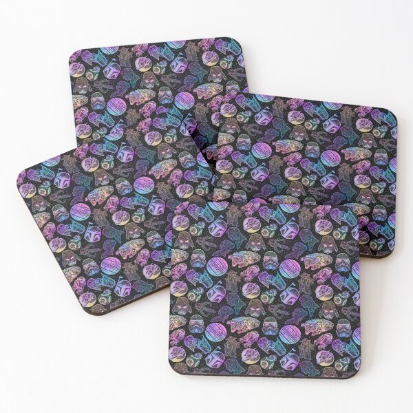 Item preview, Space Wars Watercolor Mandalas designed and sold by Rainbows Galore.