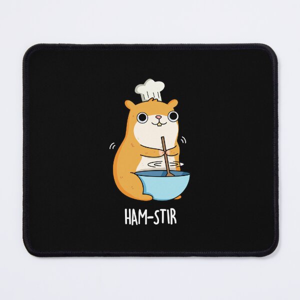 Item preview, Hamstir Funny Chef Hamster Puns (Dark BG) designed and sold by punnybone.