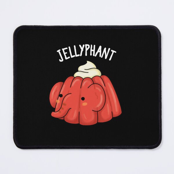 Item preview, Jellyphant Funny Elephant Jelly Puns (Dark BG) designed and sold by punnybone.
