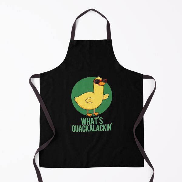 Item preview, What's Quackalackin Funny Duck Puns (Dark BG) designed and sold by punnybone.