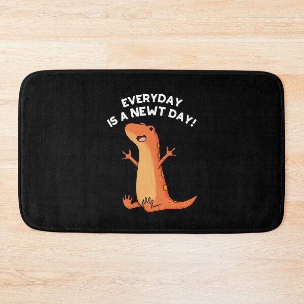 Item preview, Everyday's A Newt Day Funny Salamander Puns (Dark BG) designed and sold by punnybone.