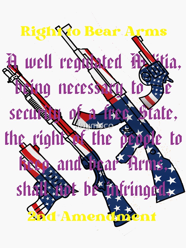 bill-of-rights-2nd-amendment-right-to-bear-arms-sticker-for-sale-by