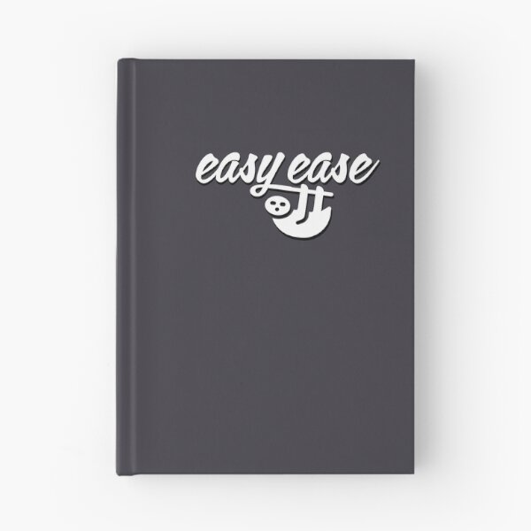 Item preview, Easy Ease Sloth - White over black designed and sold by slash-graphics.