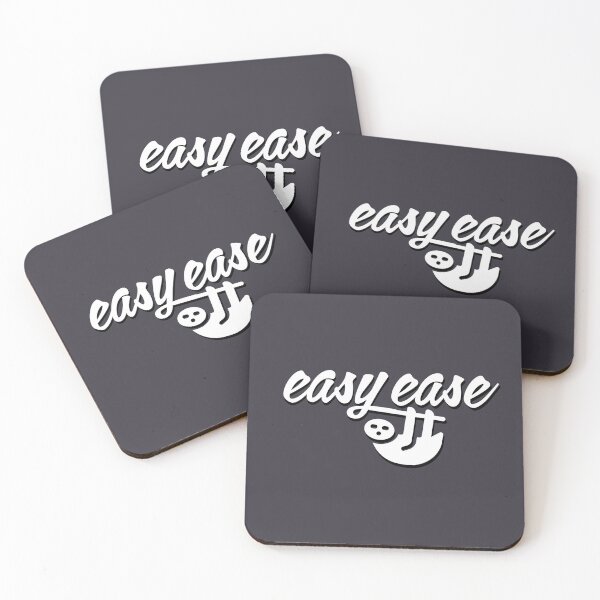 Item preview, Easy Ease Sloth - White over black designed and sold by slash-graphics.