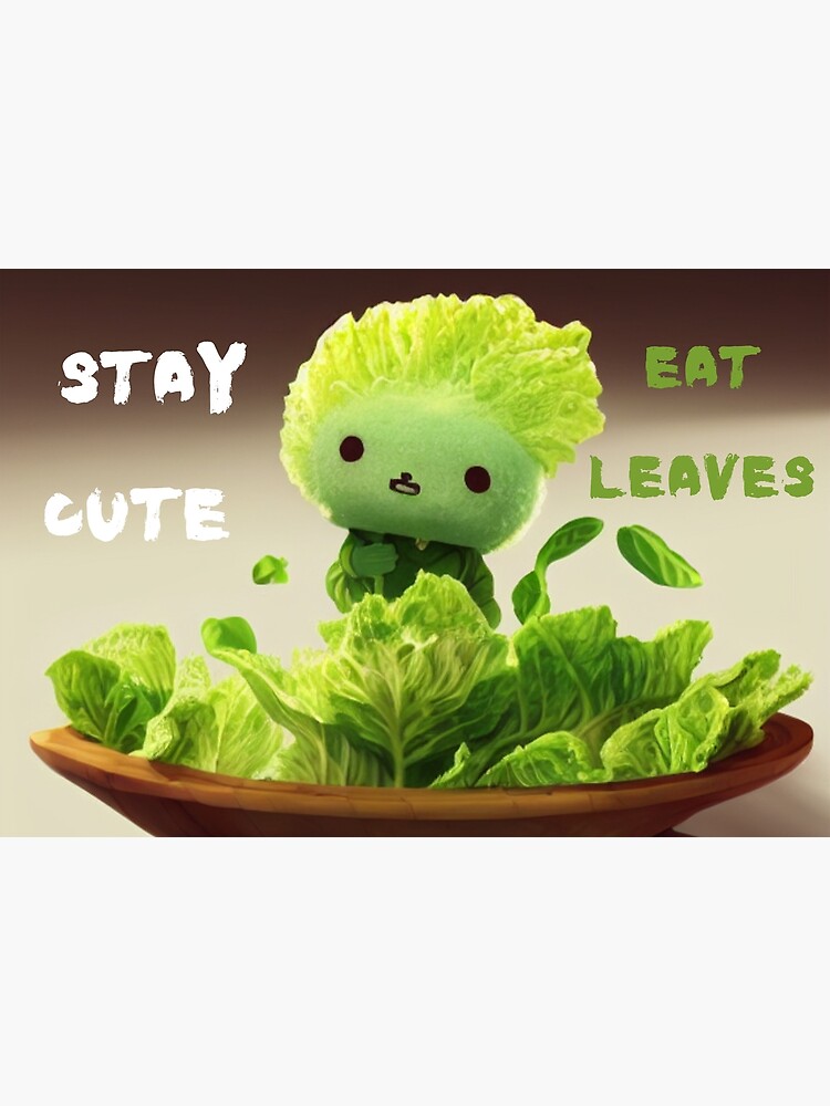 "Lettuce Character emoji emoticon Created by Artificial Intelligence