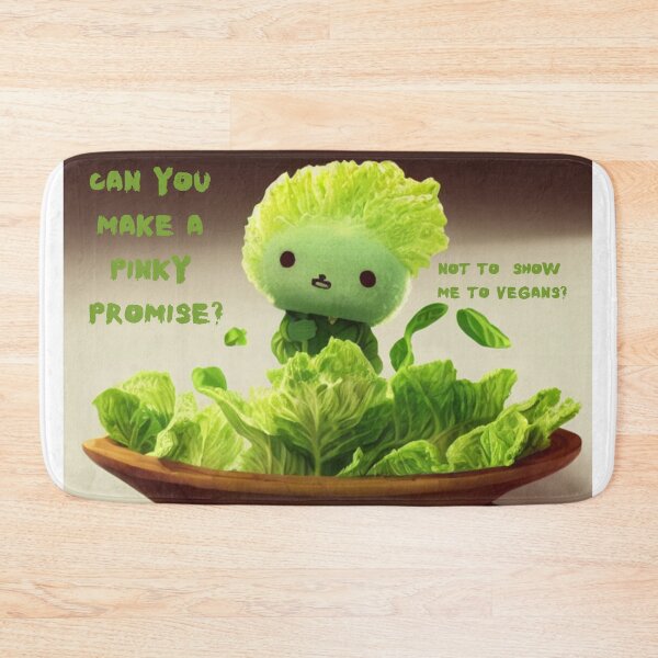 Item preview, Lettuce Character emoji emoticon  - Created by Artificial Intelligence designed and sold by Created-by-AI.