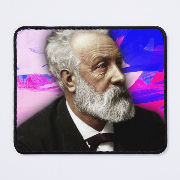 Item preview, Jules Verne Artwork | Jules Verne Portrait | Jules Verne Wall Art  designed and sold by Suyogsonar25.