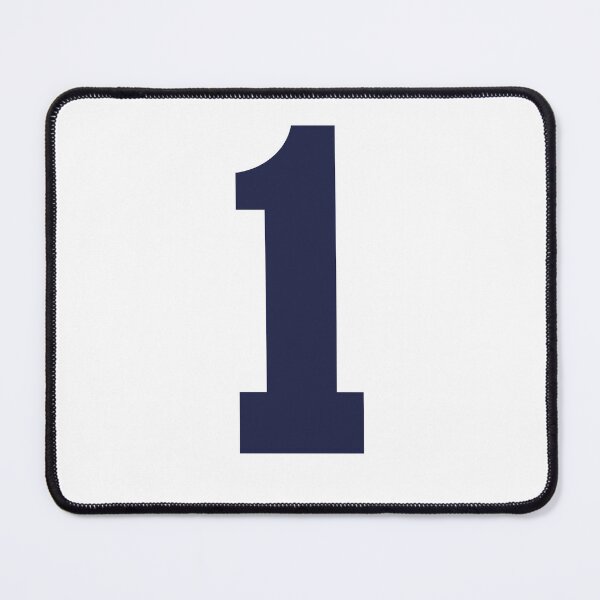 Item preview, Number 1, Marine blue one, Sports number 1 designed and sold by TheCultStuff.
