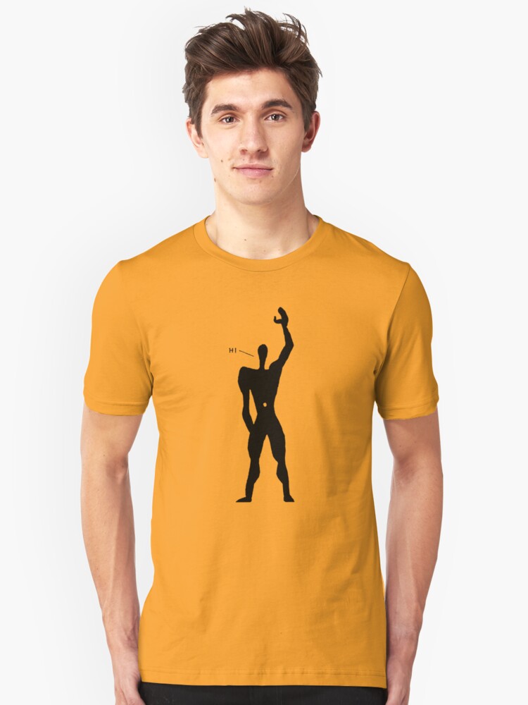 Alternate view of Le Corbusier - The Friendly Modular Man Slim Fit T-Shirt