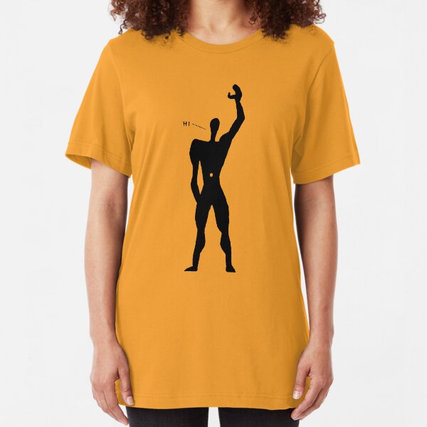 Le Corbusier - The Friendly Modular Man Slim Fit T-Shirt