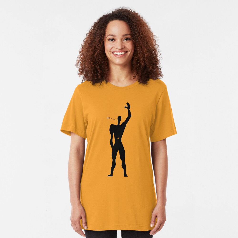 Le Corbusier - The Friendly Modular Man Slim Fit T-Shirt