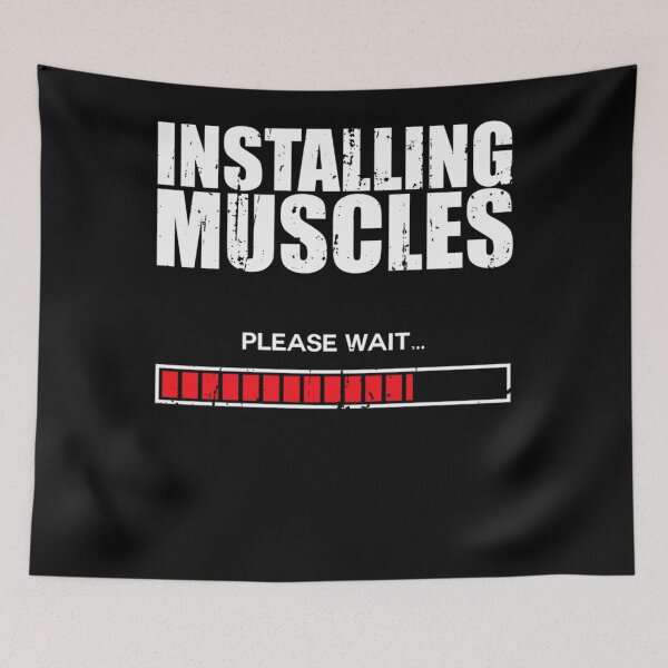 Item preview, Installing muscles please wait designed and sold by JorgeHernande.