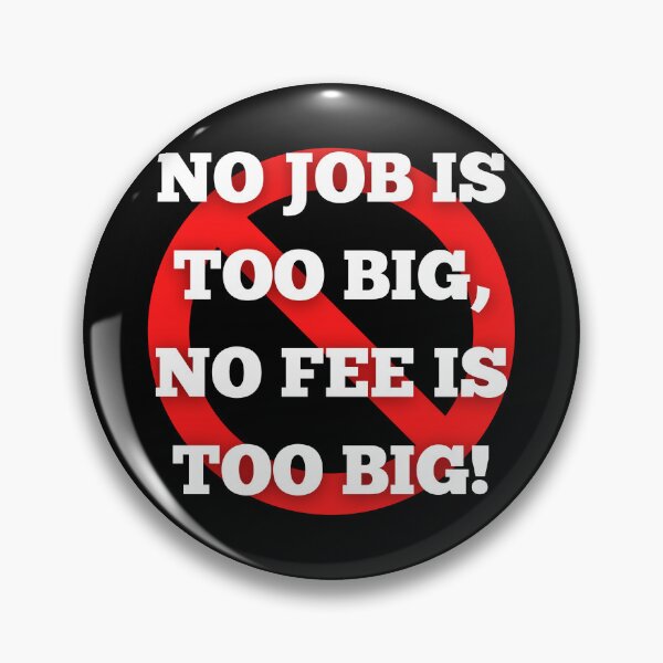 Item preview, No Job is Too Big, No Fee is Too Big - Ghostbusters Quote designed and sold by Smagnaferous.