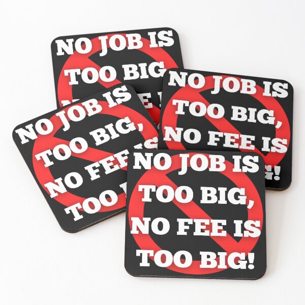 Item preview, No Job is Too Big, No Fee is Too Big - Ghostbusters Quote designed and sold by Smagnaferous.