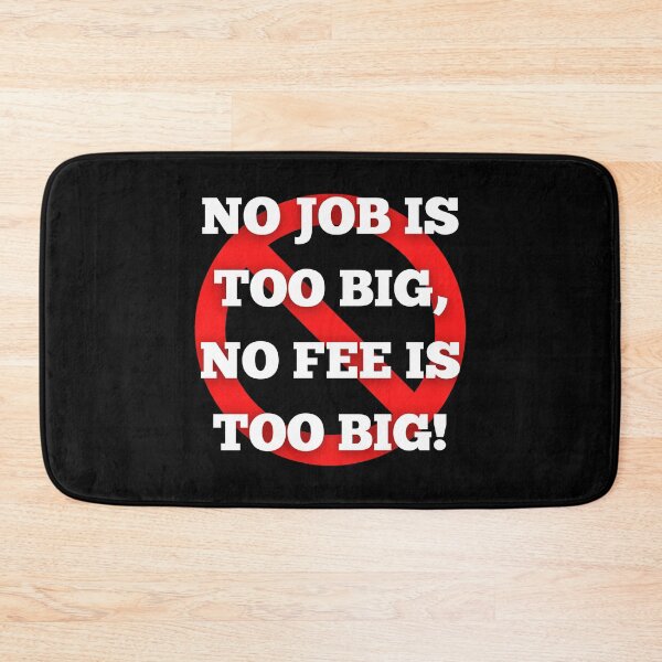 Item preview, No Job is Too Big, No Fee is Too Big - Ghostbusters Quote designed and sold by Smagnaferous.