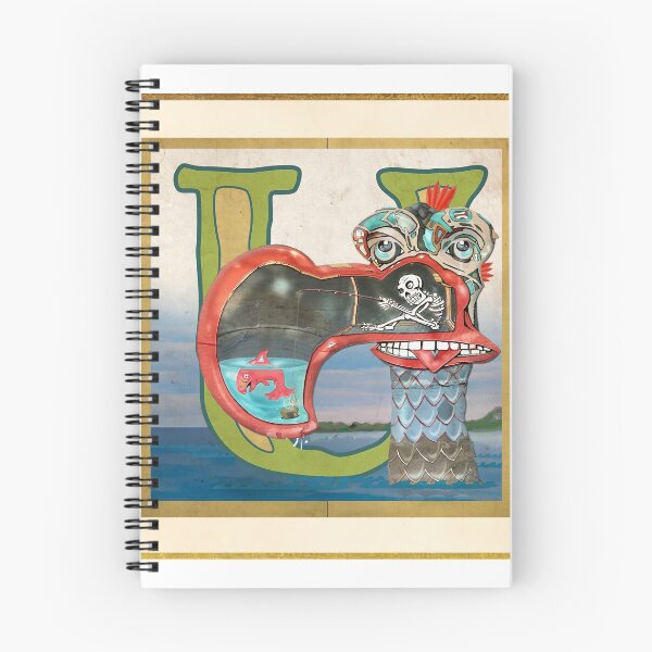 Artikelvorschau, U ist für Unhcegila. "Schlangenmonster." entworfen und verkauft von John Gieg.