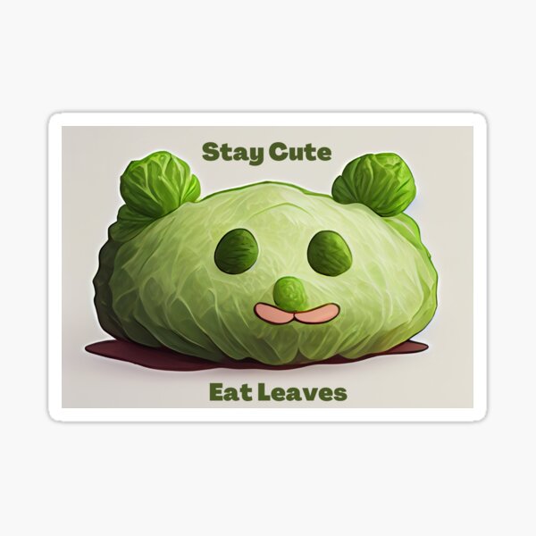 "Cabbage Character emoji emoticon Created by Artificial Intelligence