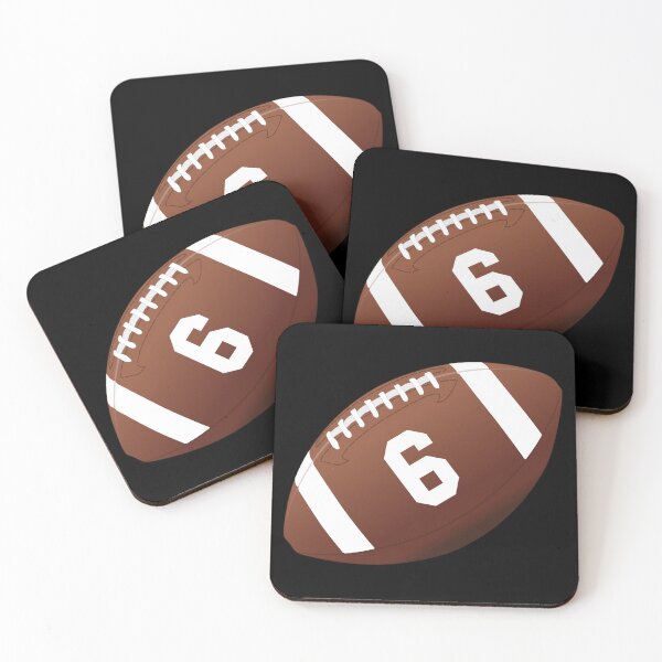 Item preview, American football ball number 6, six designed and sold by TheCultStuff.
