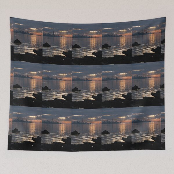Item preview, Good Morning, Toronto - the Skyline From Across Humber Bay designed and sold by Georgia Mizuleva.