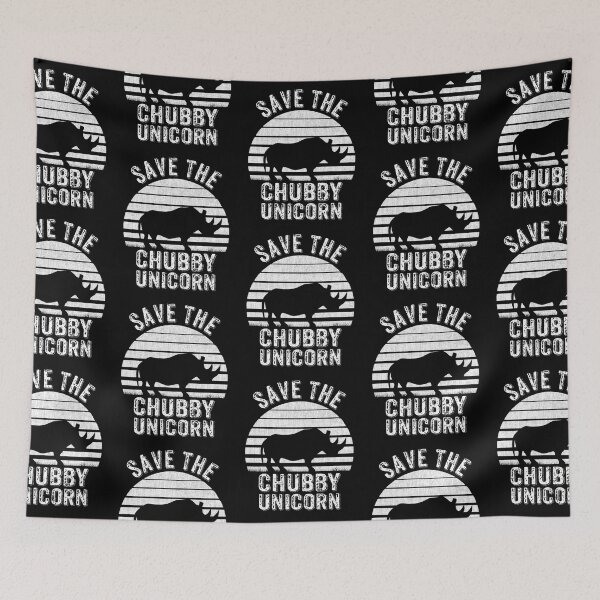 Item preview, Save The Chubby Unicorns Fat Rhino Vintage designed and sold by aaronbolser.
