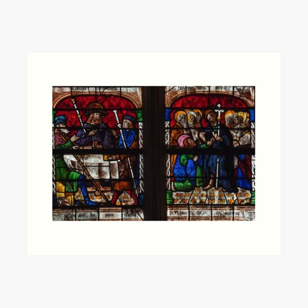 Item preview, Risen Christ appears to Apostles in Renaissance glass designed and sold by TerenceKerr.