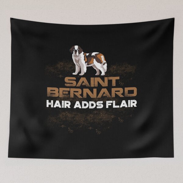 Item preview, SAINT BERNARD HAIR ADDS FLAIR designed and sold by antipatic.
