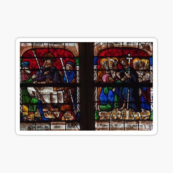 Item preview, Risen Christ appears to Apostles in Renaissance glass designed and sold by TerenceKerr.