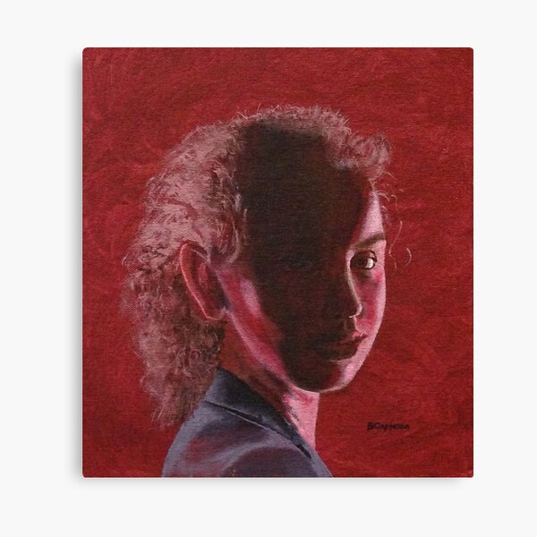 Woman in Red Canvas Print