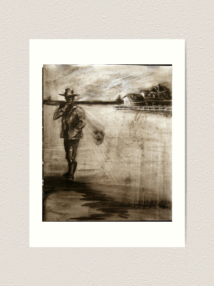 Alternate view of lone gunman Art Print