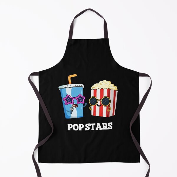 Item preview, Pop Stars Funny Soda Pop and Popcorn Puns (Dark BG) designed and sold by punnybone.