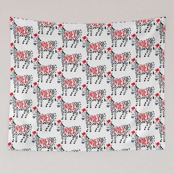 Item preview, Christmas Noel Zebra designed and sold by MurphyMorganGifts.