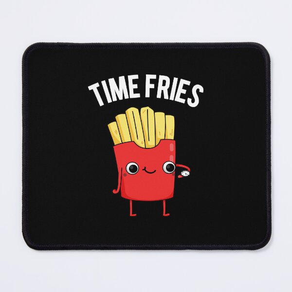Item preview, Time Fries Funny French Fries Puns (Dark BG) designed and sold by punnybone.