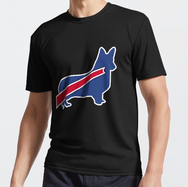 Buffalo Bills Corgi Active T-Shirt for Sale by samicappola