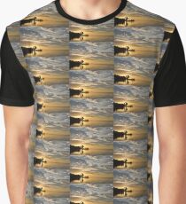 Sunny Golden Peace Graphic T-Shirt