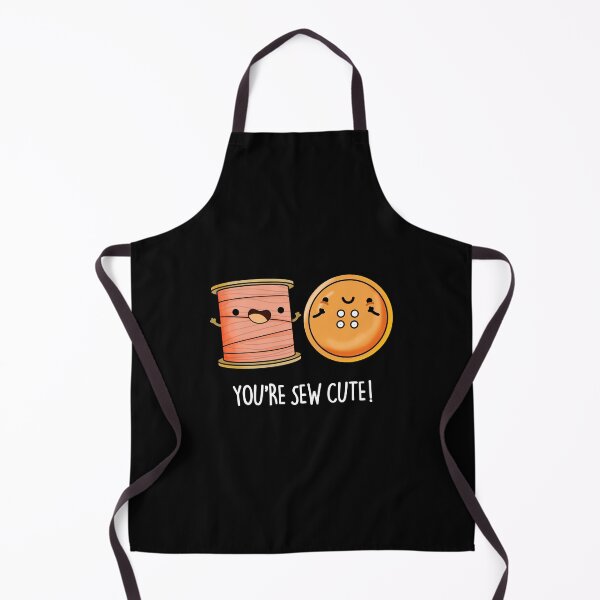 Item preview, You're Sew Cute Sewing Puns (Dark BG) designed and sold by punnybone.
