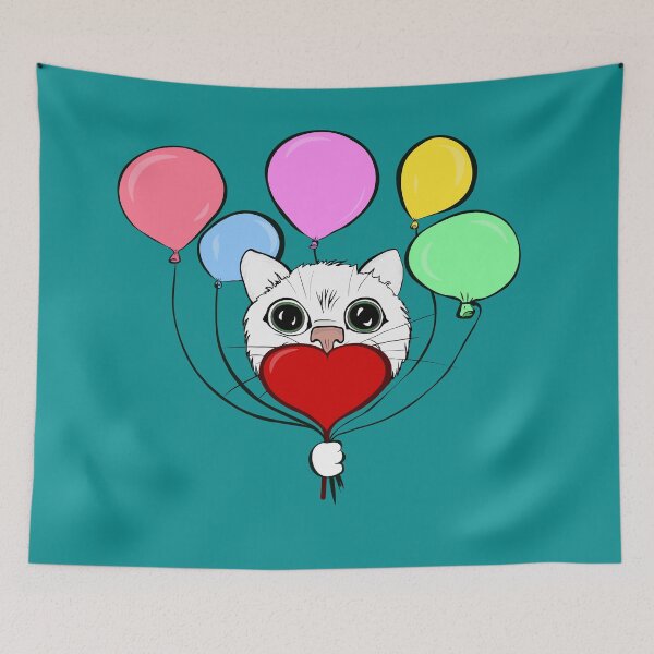 Item preview, cat Norman. Valentine's Day designed and sold by Mikolasha.