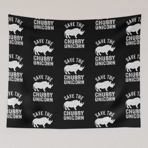Item preview, Save The Chubby Unicorns Fat Rhino Vintage Gift designed and sold by aaronbolser.