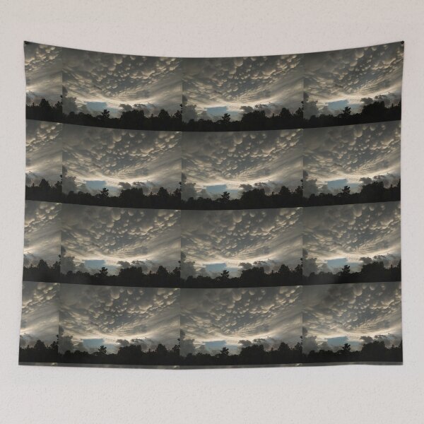 Item preview, Bizarre Mammatus Clouds After a Thunderstorm designed and sold by Georgia Mizuleva.