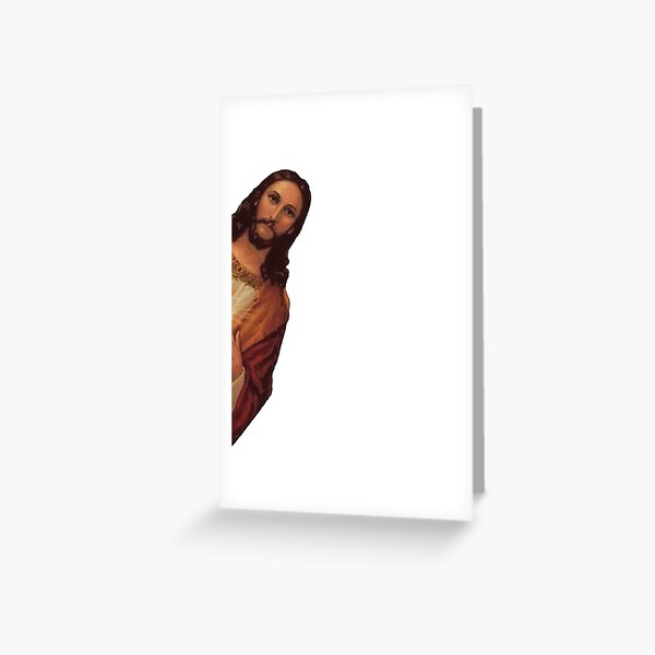 Item preview, Jesus is Watching Meme designed and sold by Jamrock Design.