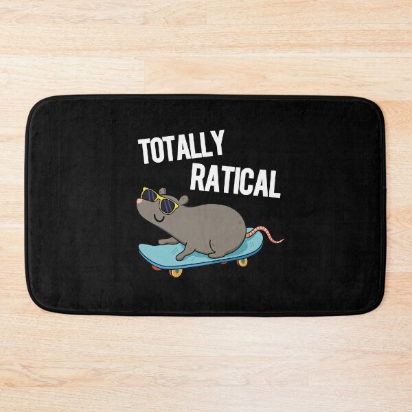 Item preview, Totally Ratical Funny Rat Puns (Dark BG) designed and sold by punnybone.