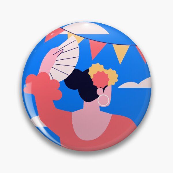 Item preview, woman from behind with her fan designed and sold by JAG2B.