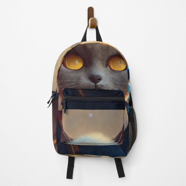 Item preview, Cat wearing a blue coat and being fashioanble dressed designed and sold by Tuko Designs.