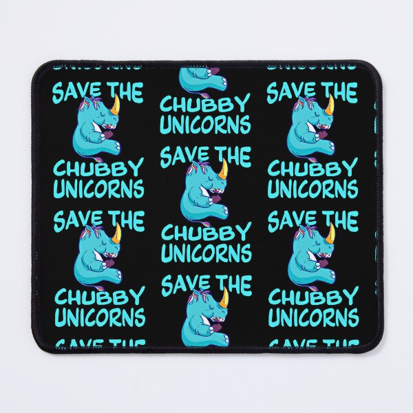 Item preview, Save The Chubby Unicorns Funny Fat Rhino designed and sold by aaronbolser.