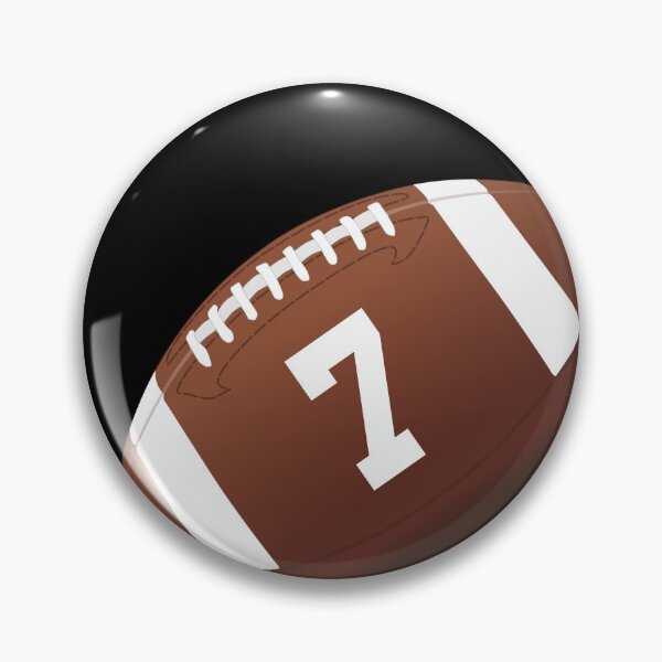 Artikelvorschau, American-Football-Ball Nummer 7, sieben entworfen und verkauft von TheCultStuff.