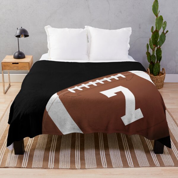 Item preview, American football ball number 7, seven designed and sold by TheCultStuff.