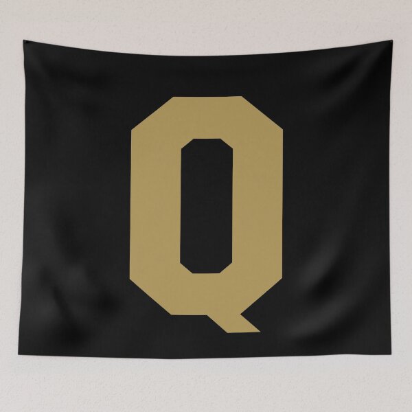 Item preview, Alphabet, Gold Q, Sports letter Q designed and sold by TheCultStuff.
