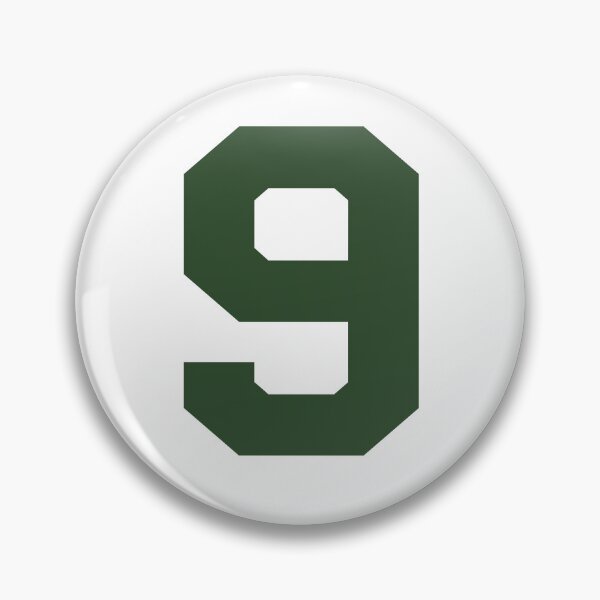 Item preview, Number 9, Dark green nine, Sports number 9 designed and sold by TheCultStuff.
