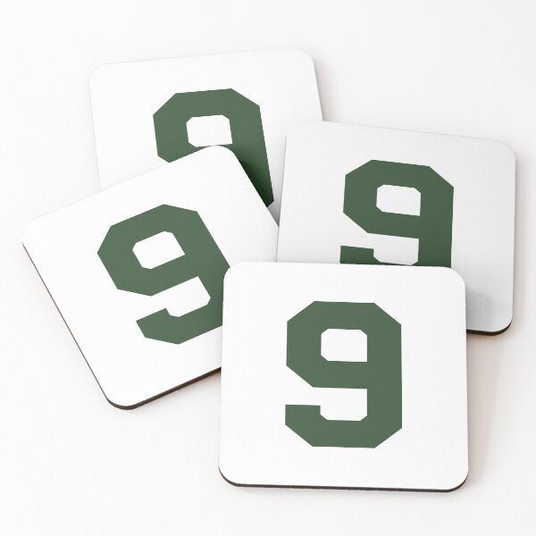 Item preview, Number 9, Dark green nine, Sports number 9 designed and sold by TheCultStuff.