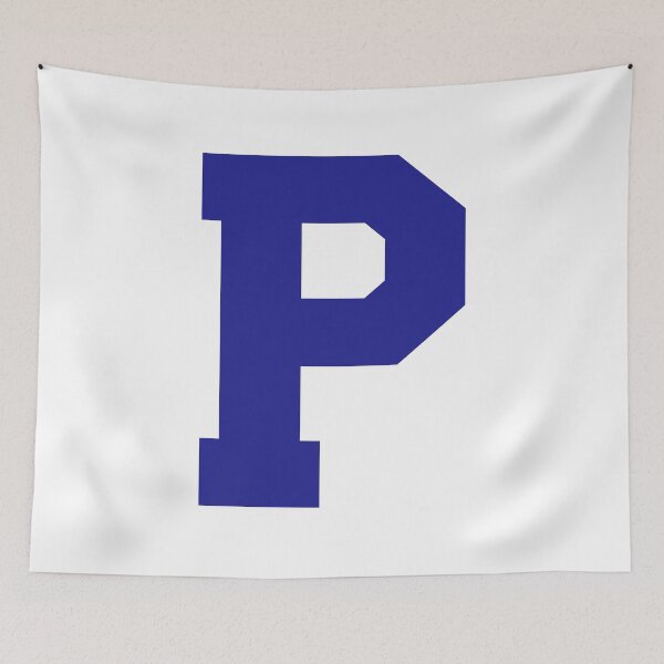 Item preview, Alphabet, Blue P, Sports letter P designed and sold by TheCultStuff.