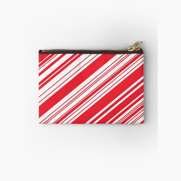 Item preview, Candy Cane Red and White Diagonal Multi Stripes designed and sold by MurphyMorganGifts.
